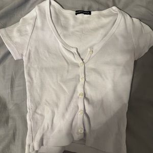 Brandy Melville white crop top.